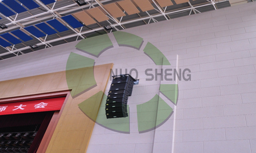 佛山外語學院三水校區體育館工程_體育館吸音板