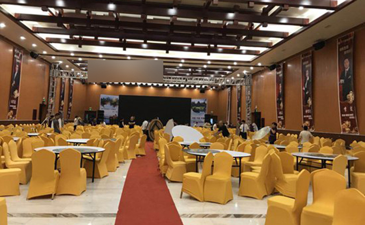 廣西桂林國際酒店宴會(huì)廳吸音板工程