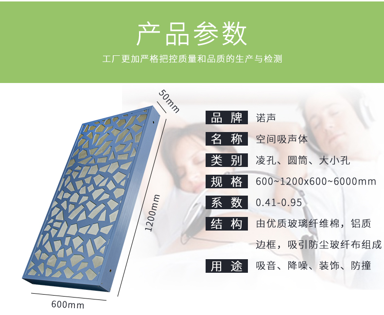 空間吸聲體參數 空間吸聲體參數